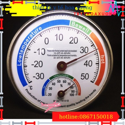 [ Hàng Chính Hãng ] Nhiệt Ẩm Kế TH101 THERMOMETER Sản Phẩm Dành Cho Gia Đình