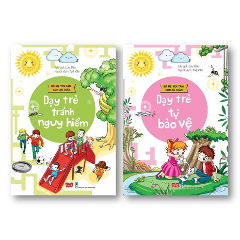 Sách - Bố mẹ yên tâm con an toàn (Bộ 2 quyển) - Mới tái bản