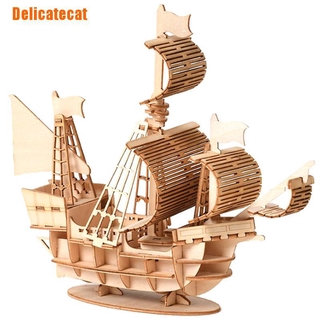 Bộ Xếp Hình Thuyền 3D