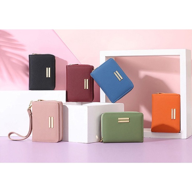 Ví ngắn nữ Addedit Isabel Women's Walllet Hàn Quốc
