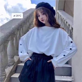 Ao thun cúc tay -hđ
