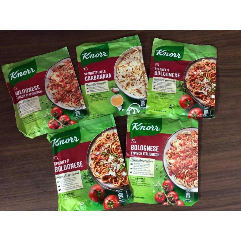 Hàng Đức - Sét 3 gói Gia vị làm nước sốt Mỳ Ý Spaghetti  Knorr
