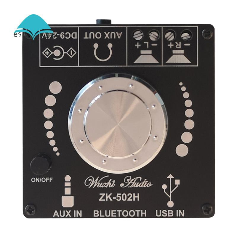 Bluetooth 5.0 Amplifier Board 100W Power High Fidelity HiFi Dual Channel Stereo Digital AUX Audio  Car Audio