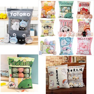 Gối mochi anime chibi thú bông GẤU GÀ Sumikko Gurashi gauda Totoro Ghibli Natsume Book Of Friends Hữu nhân sổ