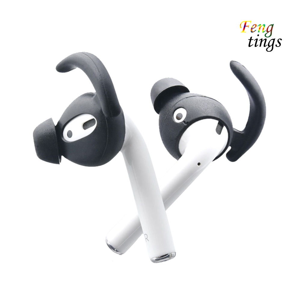 1 Cặp Vỏ Bọc Tai Nghe Nhét Tai Thay Thế Bằng Silicon Cho Airpods 1 2