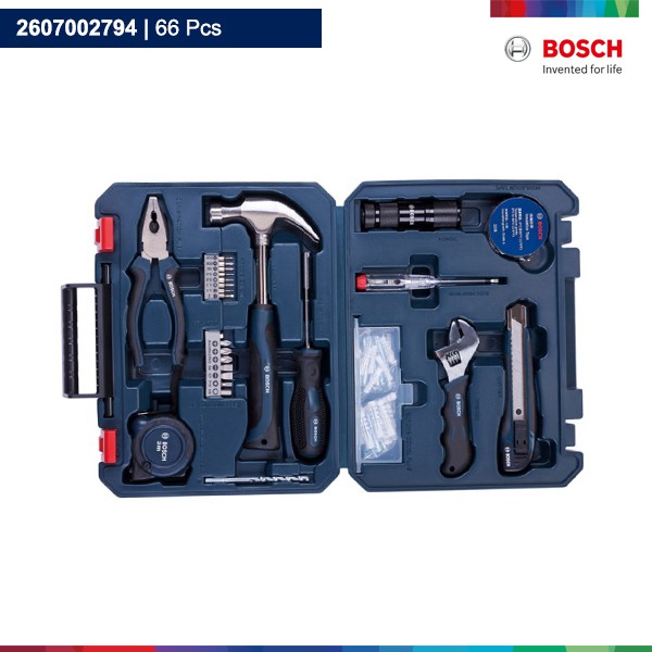 Bộ dụng cụ gia đình đa chức năng Bosch 66 chi tiết