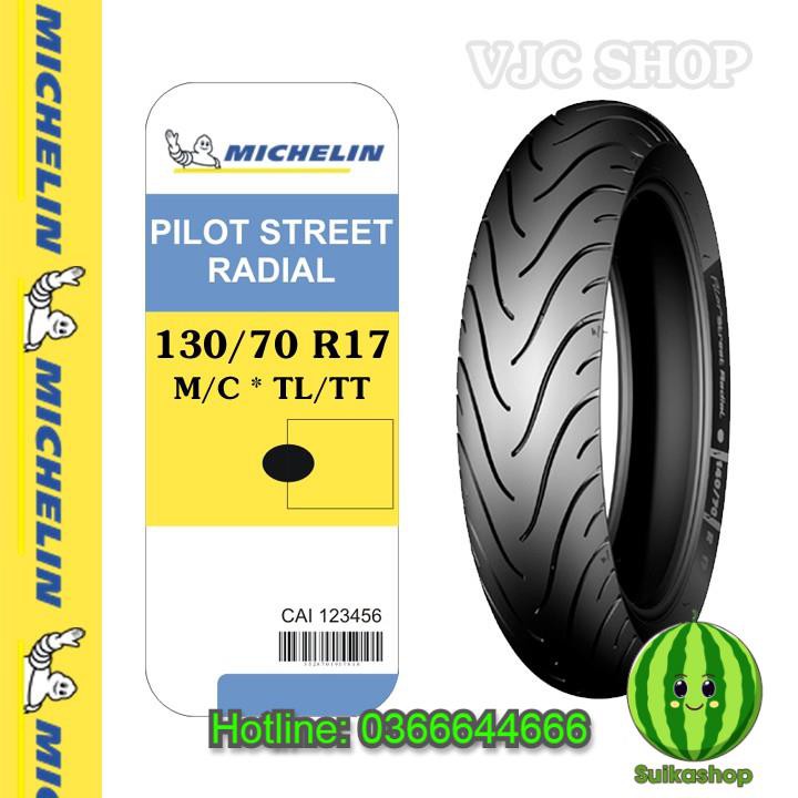Lốp xe mô tô Michelin 130/70 R17 Pilot Street Radial