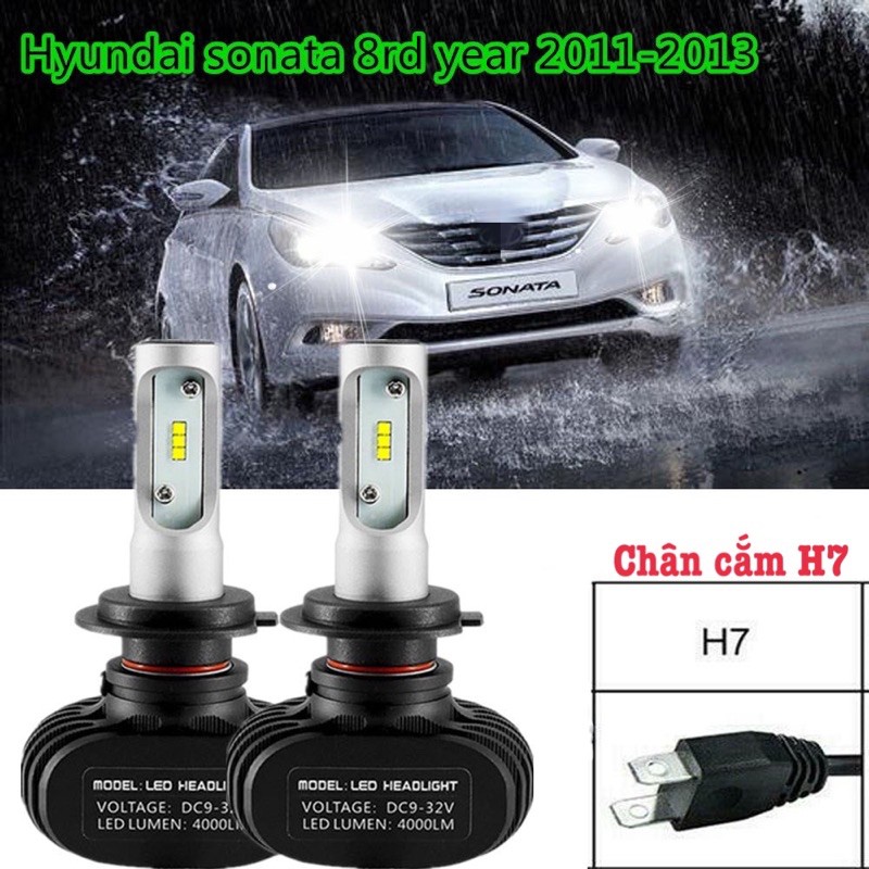 Cặp Đèn Led H1/H3/H4/H7/880-881/H8-H11-H16/9005/9006 Cho Ô Tô