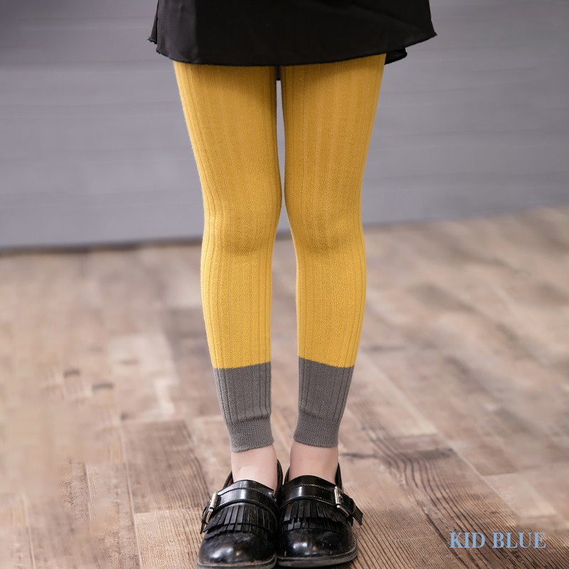 Quần Legging Dài Đến Mắt Cá Chân Dệt Kim Màu Kẹo Thoải Mái Dễ Phối Đồ Thời Trang Xuân Thu Hàn Quốc Cho Nữ