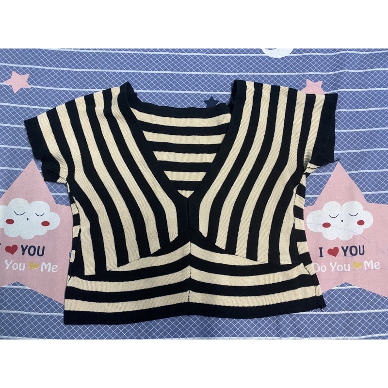 Áo Croptop sọc thanh lý