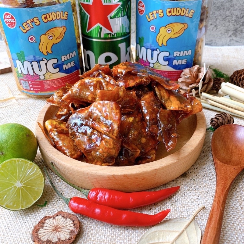 Mực Rim Me  Hũ 250g chua ngọt ít cay,đặc sản Đà Nẵng, đồ ăn vặt vừa ngon vừa rẻ Min’s Food | BigBuy360 - bigbuy360.vn