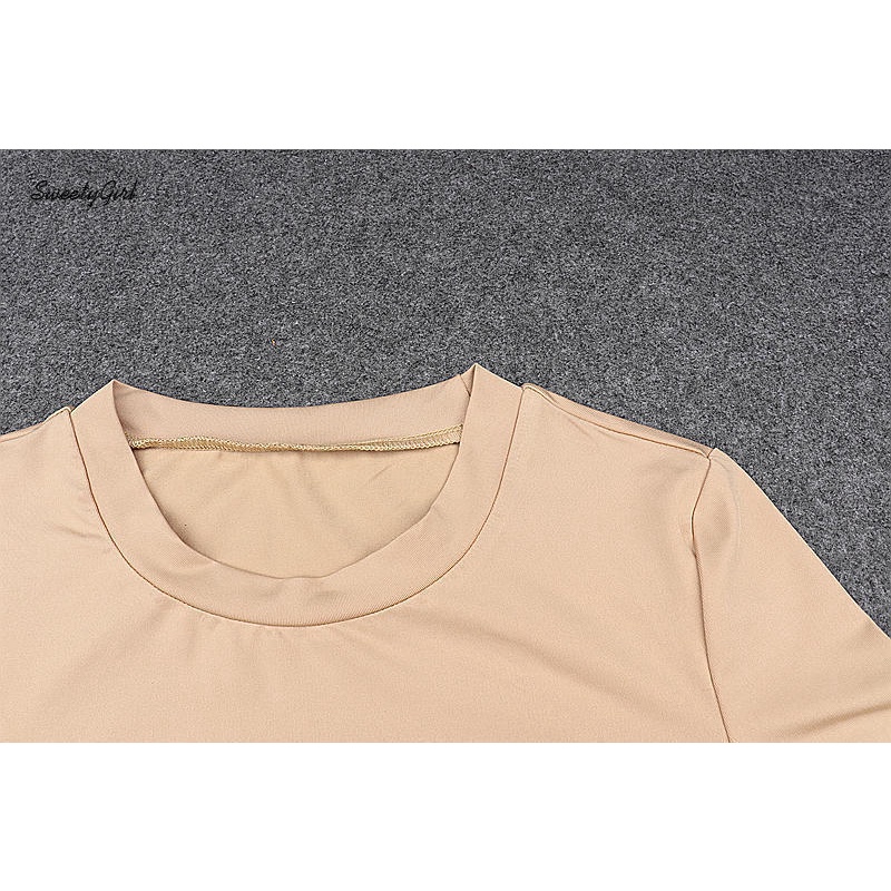 Áo Thun Dài Tay Cổ Tròn Màu Trơn Thời Trang 2022 Cho Nữ