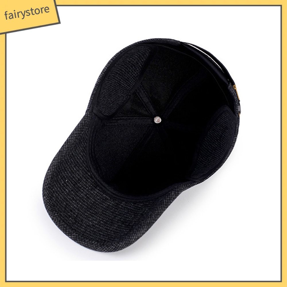 Mũ Lưỡi Trai Phối Lông Thú Cho Nam Giới