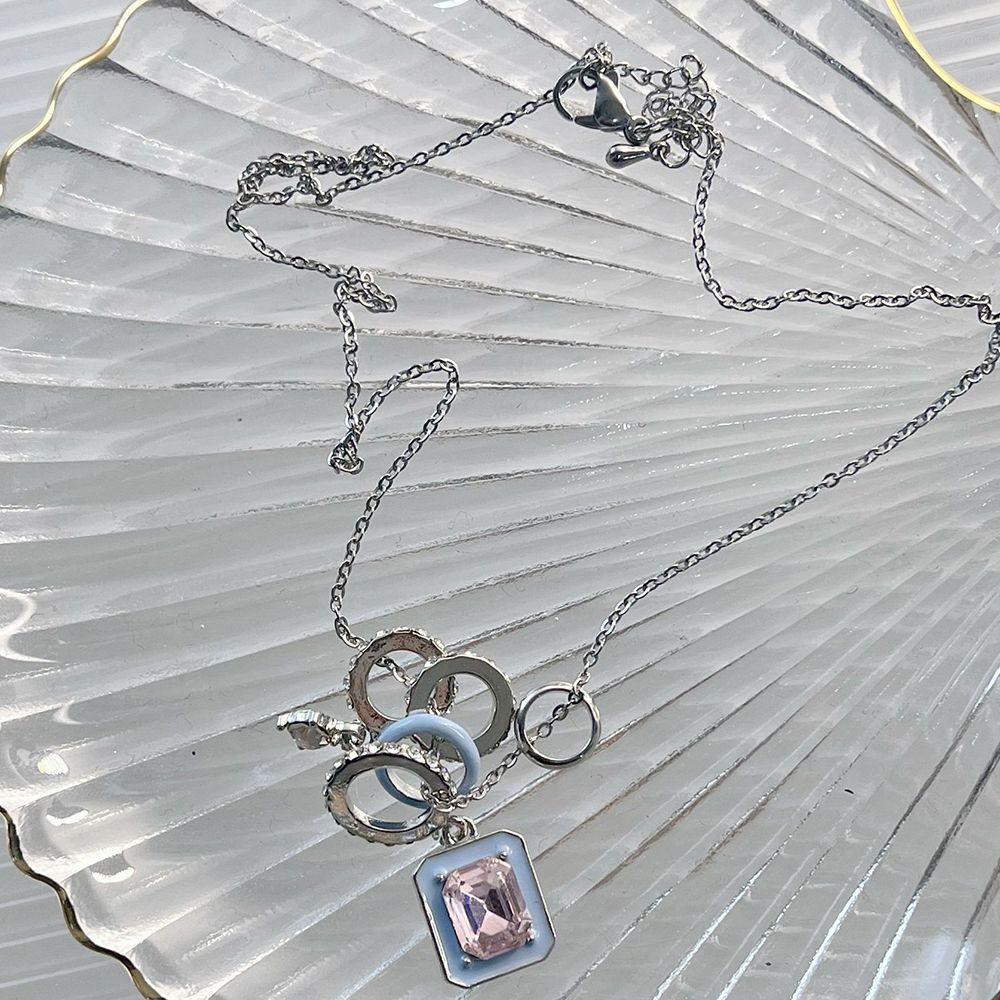 JARRED Vòng Cổ Choker Mặt Vuông / Tròn Thời Trang Cho Nữ