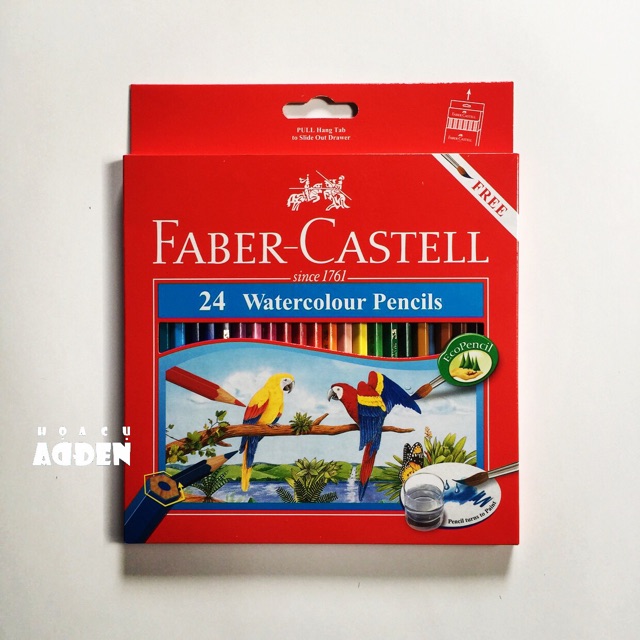 [DA ĐEN] Chì Màu Nước Faber Castell