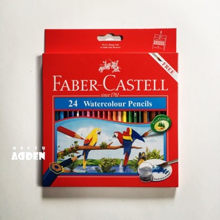 [DA ĐEN] Chì Màu Nước Faber Castell Parrot 24|36|48 Màu