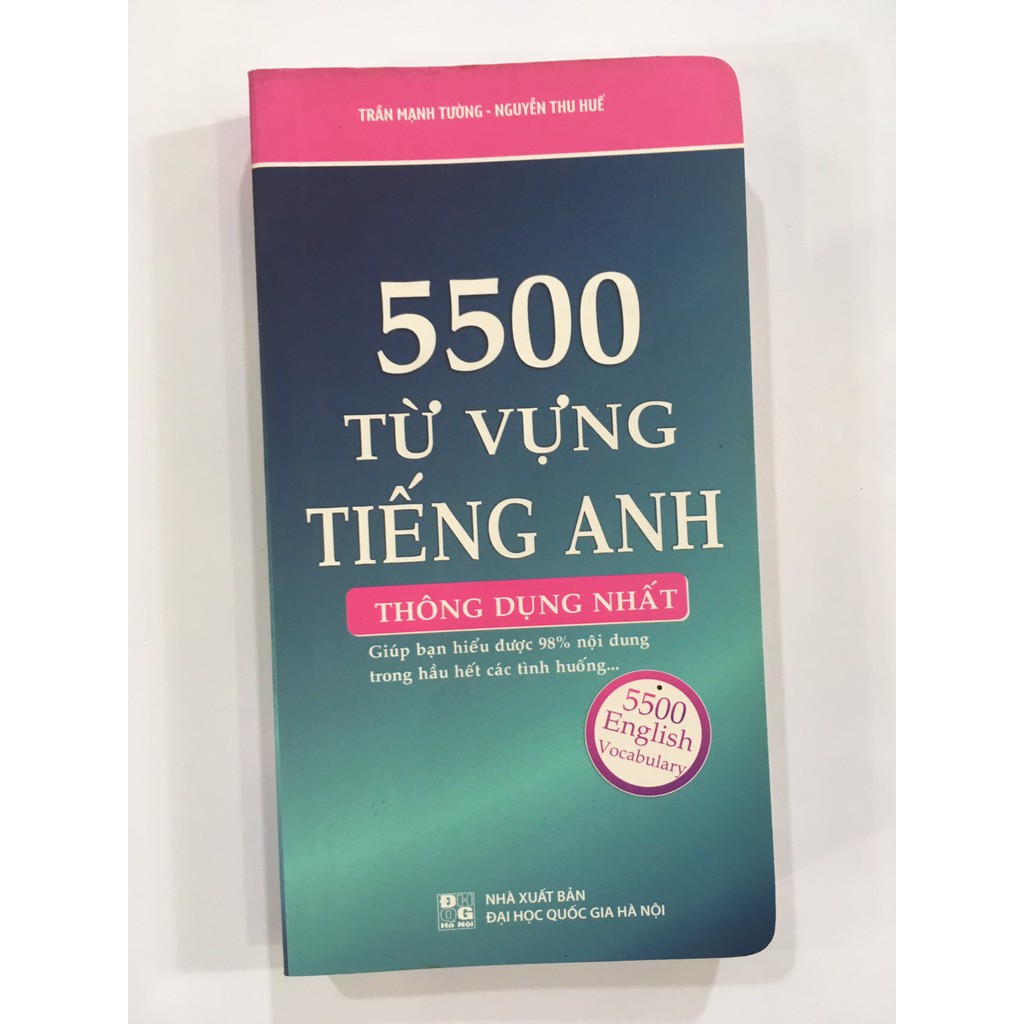Sách 5500 Từ Vựng Tiếng Anh Thông Dụng Nhất (Tái Bản) | BigBuy360 - bigbuy360.vn