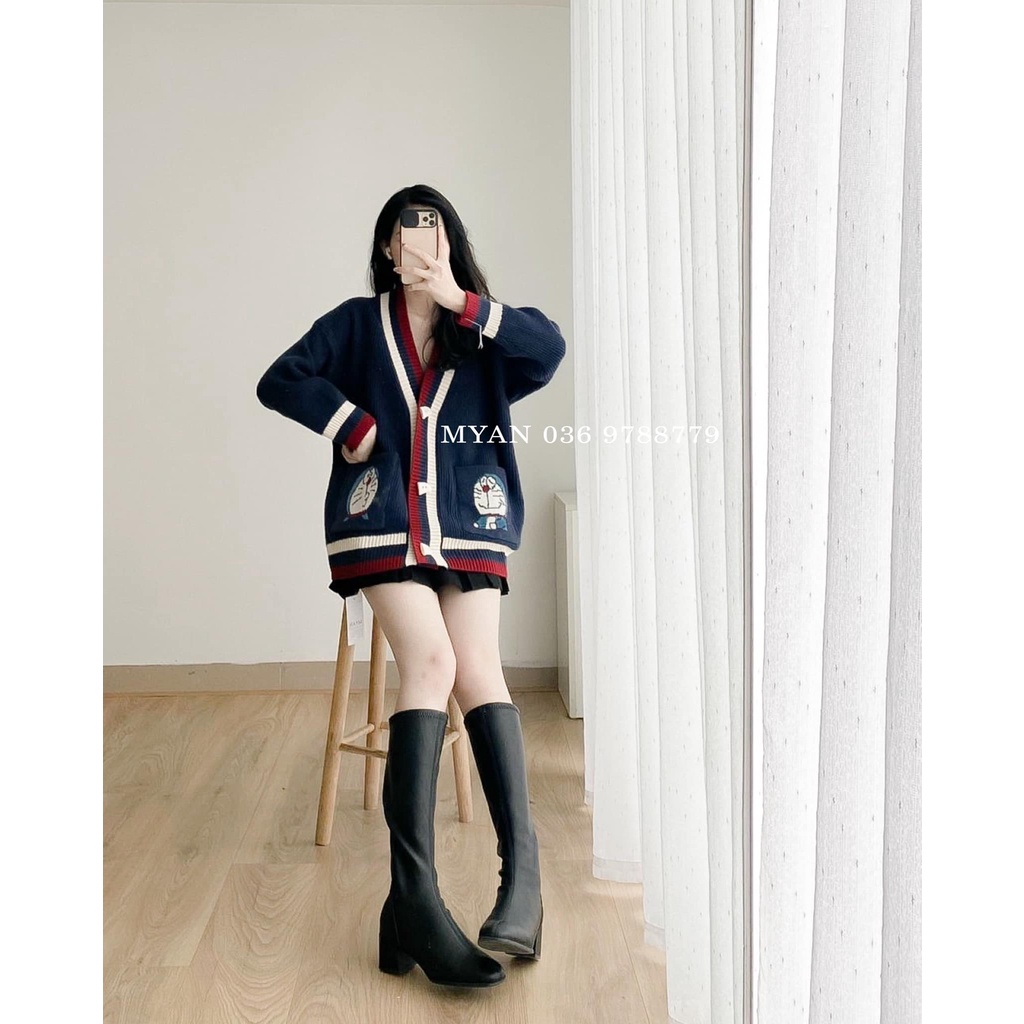 Cardigan viền màu 2 túi DRM A122121 | BigBuy360 - bigbuy360.vn