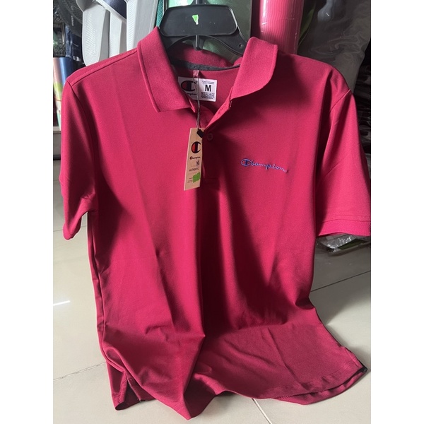 Áo thun polo champion có cổ