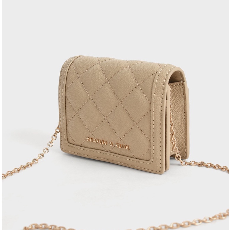 Ví nữ mini trần trám da hạt CK6-50701179 kèm dây