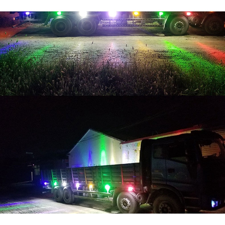 Đèn gắn bên hông xe tải siêu sáng chống thấm nước 12V 24V tiện dụng