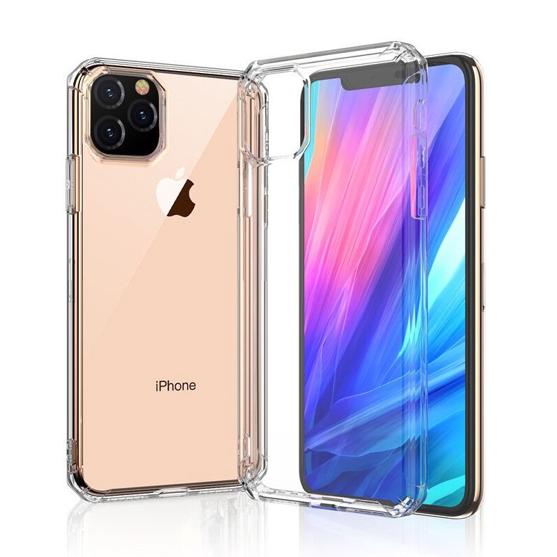 Ốp điện thoại TPU silicon mềm trong suốt chống sốc cho iPhone 12 11 Pro Max XR X XS Max 6 6s 7 8 Plus 5 5s