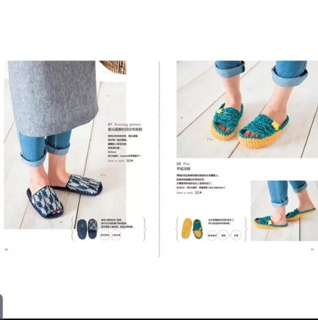 Tài liệu thủ công handmade móc các loại dép