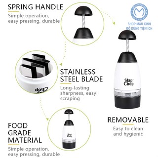 Dụng cụ băm hành tỏi Slap chop 💖Freeship💖 Máy xay hành tỏi Slap Chop , Cầm Tay Mini, Tiện Lợi cho Gia Đình – SHOPMAUXINH