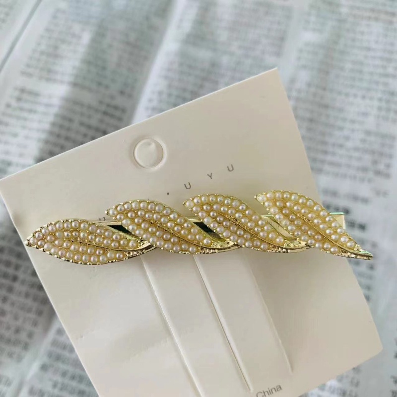 Kẹp Tóc Đính Đá Và Ngọc Trai Phong Cách Thời Trang Hàn Quốc