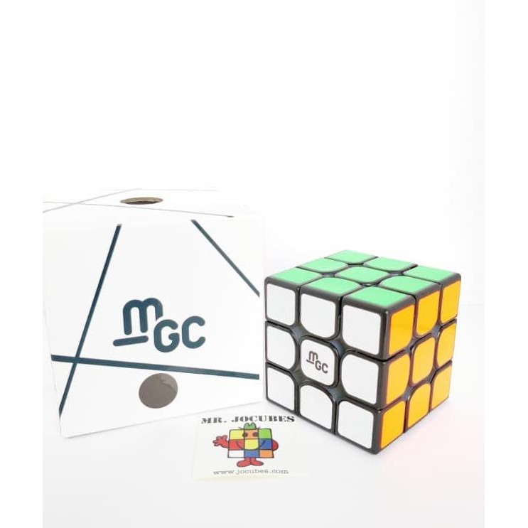 Khối Rubik 3x3 Yongjun Yj Mgc Có Nam Châm Màu Đen