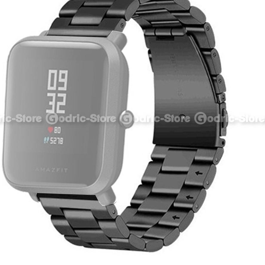 Dây Đeo Tay Bằng Thép Không Gỉ 20mm Cho Đồng Hồ Thông Minh Xiaomi Huami Amazfit Gts / Gtr 42mm / Bi