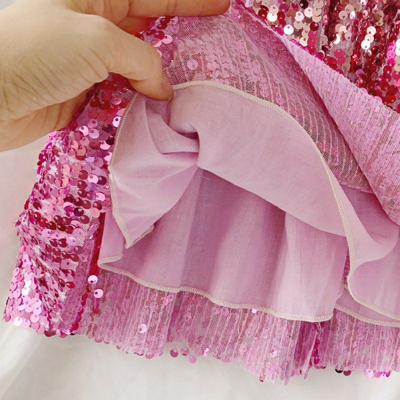 Váy Elsa đính kim sa