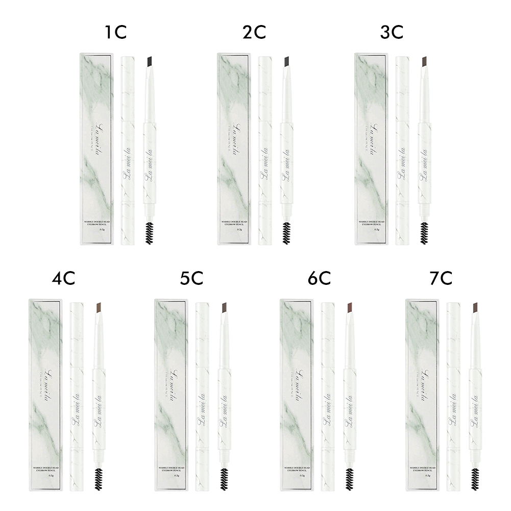 Bút Kẻ Lông Mày Hai Đầu Chống Thấm Nước Tiện Dụng