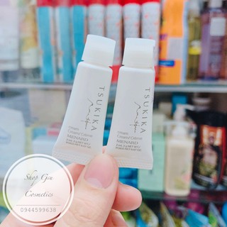KEM DƯỠNG BAN ĐÊM BỔ SUNG NĂNG LƯỢNG & LÀM KHOẺ DA MENARD TSUKIKA CREAM AK 2ML.