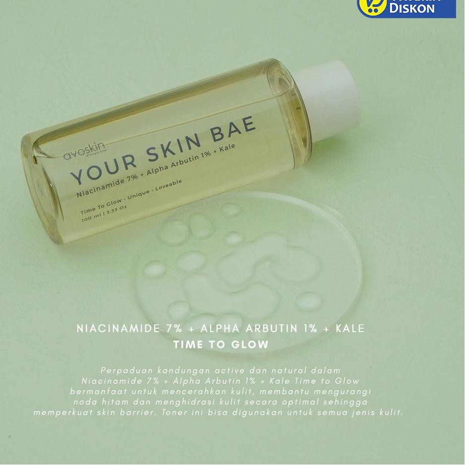 Giày thể thao Avoskin YOUR SKIN BAE SERIES TONER NIACINAMIDE 7% + ALPHA ARBUTIN 1% + KALE ⇡ | BigBuy360 - bigbuy360.vn