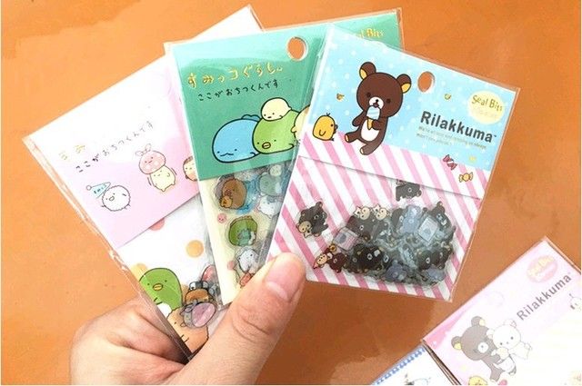 Set 80 sticker động vật đáng yêu mini