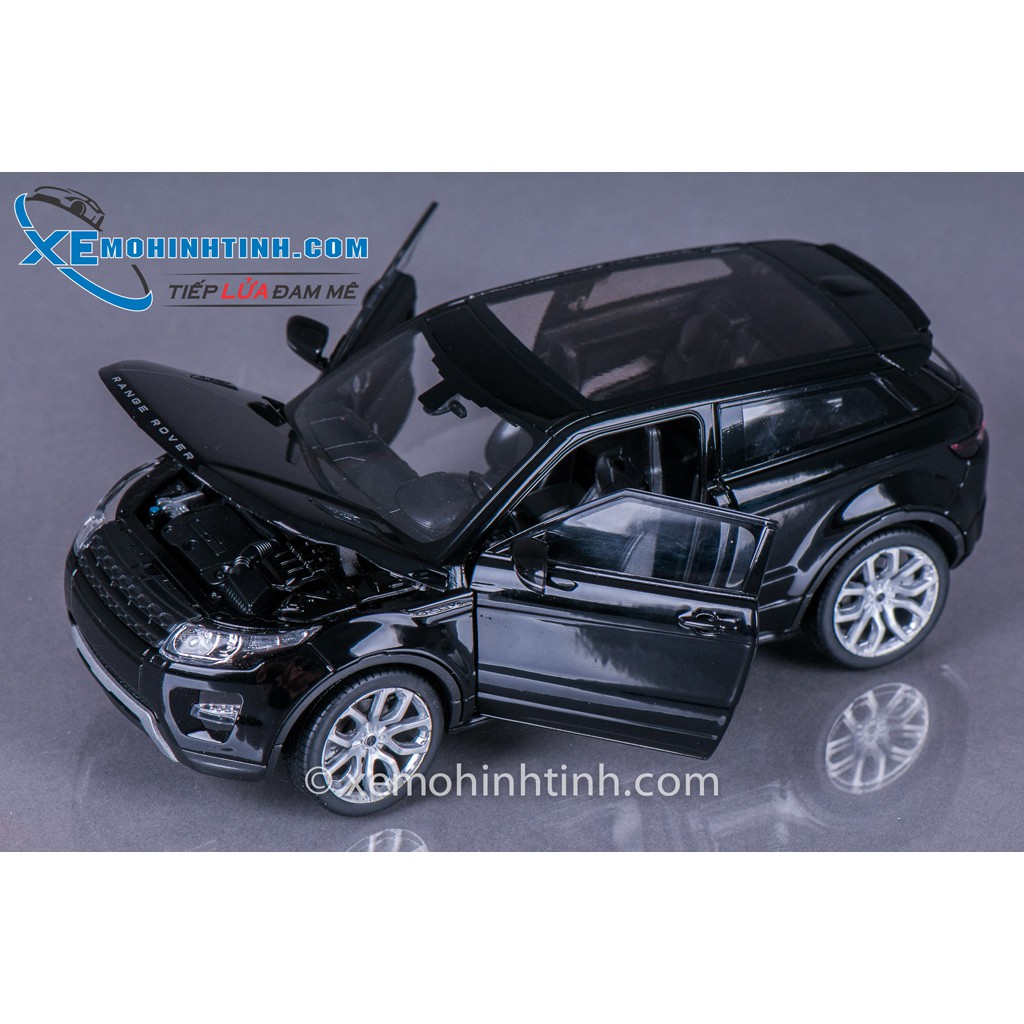 Xe Mô Hình Range Rover Evoque 1:24 Welly-Fx ( Đen)