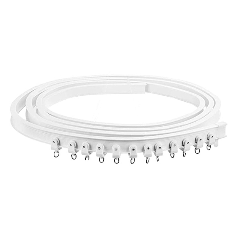 Bộ thanh treo rèm cửa sổ/ trần nhà uốn cong linh hoạt tiện dụng 3.5m