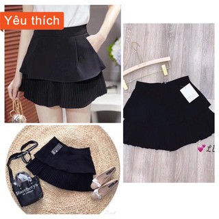 [ Sẵn video + Ảnh thật ] Chân váy bèo , Chân váy ngắn chuẩn form cực đẹp