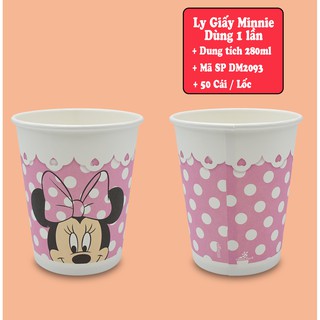 Ly giấy Disney dùng 1 lần- 280ml - 50 cái/lốc