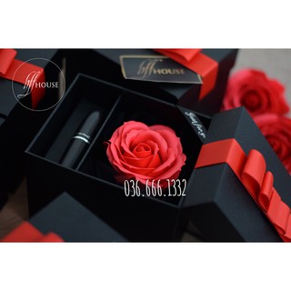 Hộp đựng son - Hoa sáp Hàn Quóc