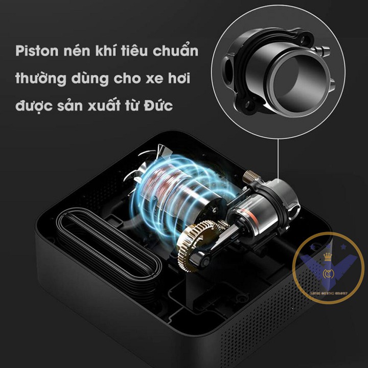 Bơm lốp ô tô tự động Xiaomi 70mai Midrive TP03 -bơm lốp mini