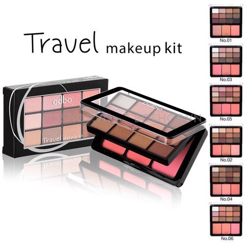 [Có sẵn - Chính hãng - Ship ngay] ODBO - Bảng Màu Mắt & Má Hồng Travel Makeup Kit | BigBuy360 - bigbuy360.vn