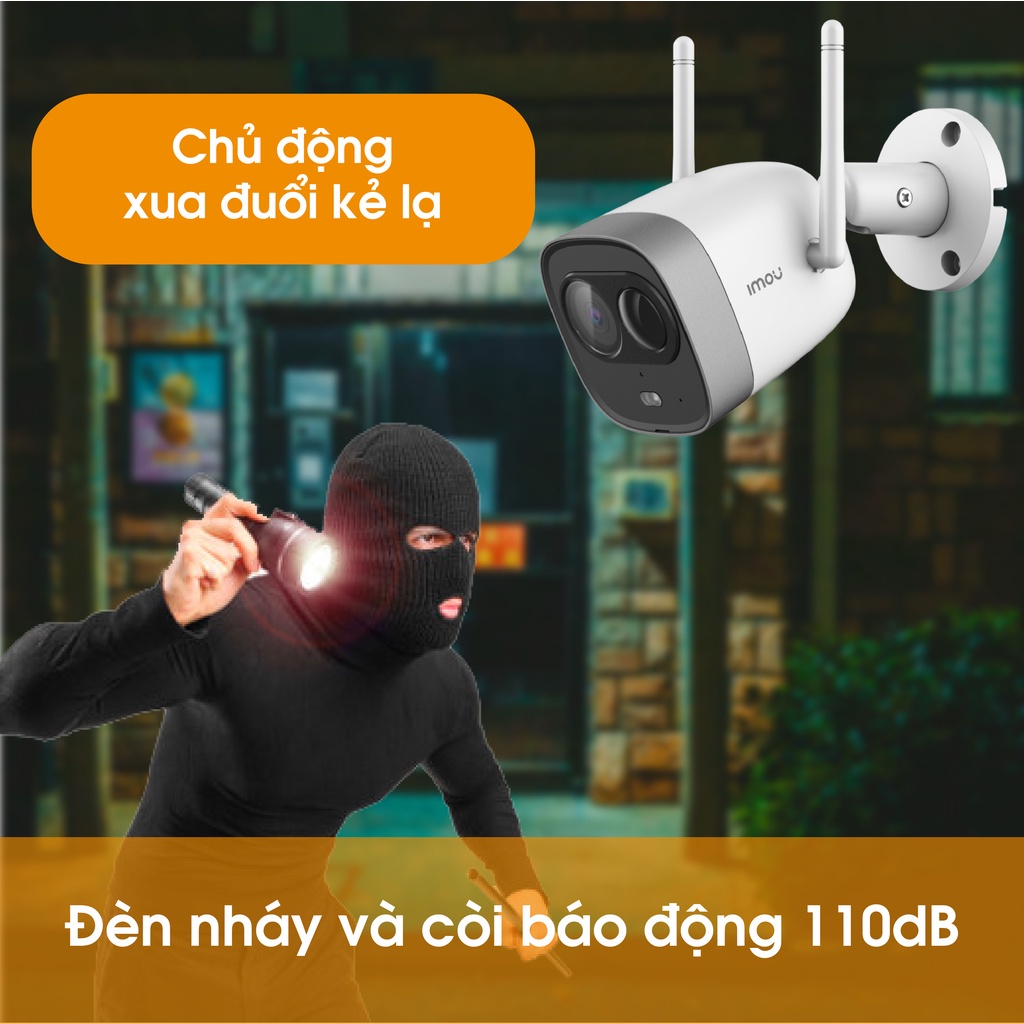 Camera không dây Wifi IMOU IPC-G26EP 2.0Mp 1080P - Hàng Chính Hãng