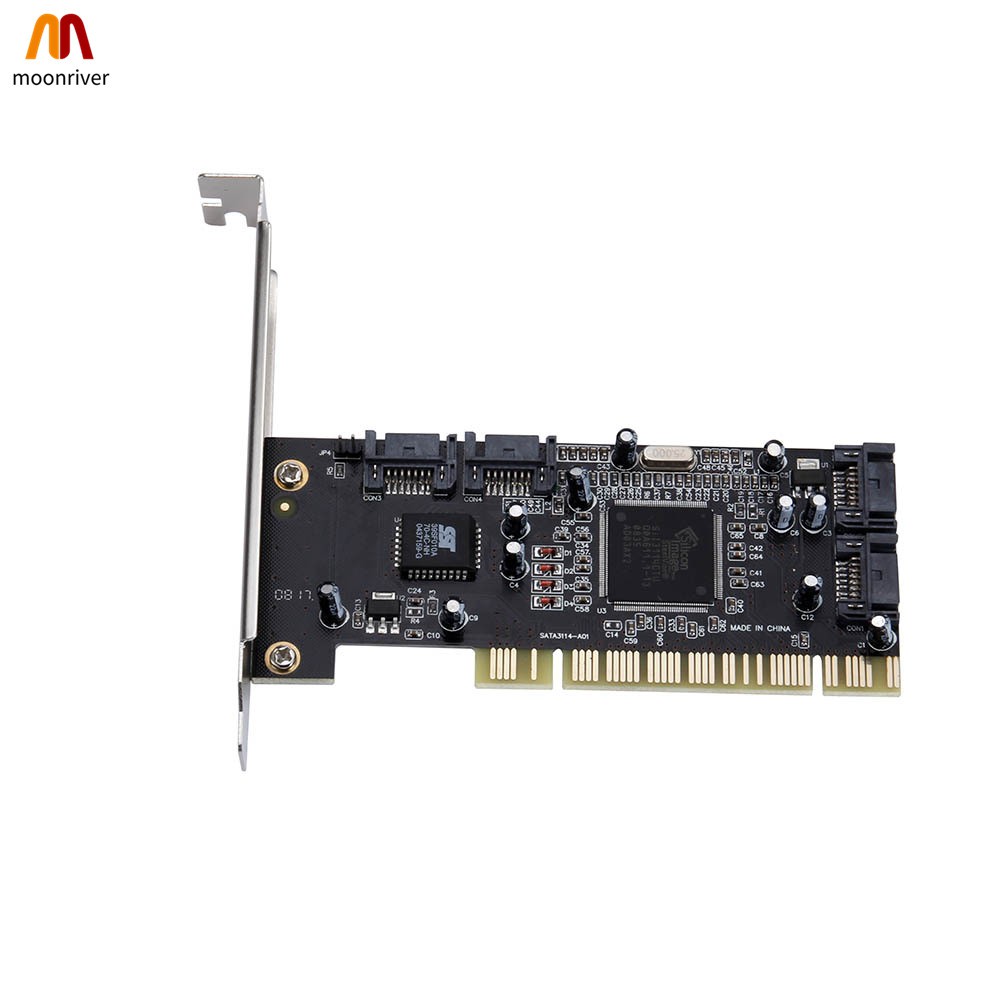 Bảng Mạch Chuyển Đổi Từ Pci Sang 4 Cổng Sata Ata Raid Sil3114 3114 Thẻ