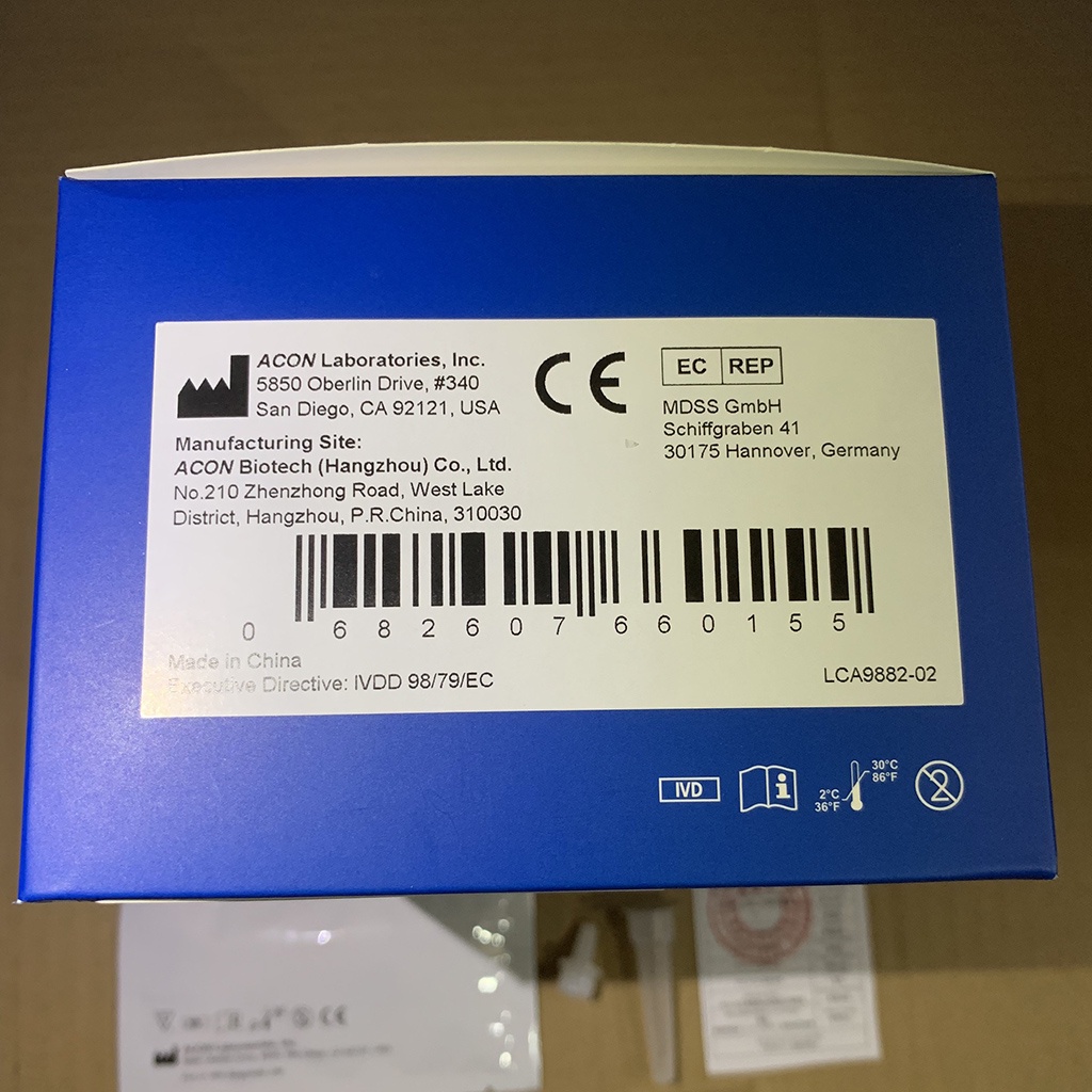 Que Test Nhanh Kit Test Covid 19 Flowflex Antigen Rapid Test Kháng Nguyên Chính Hãng Công Nghệ Mỹ