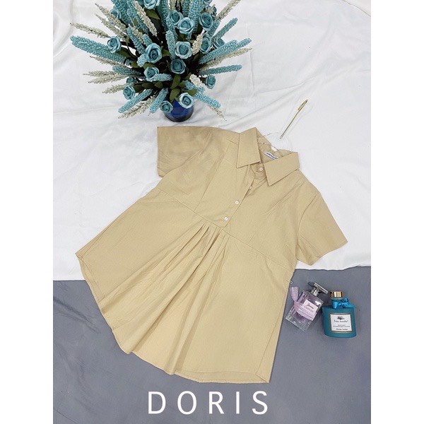 Áo Bầu sơ mi cộc tay quốc dân