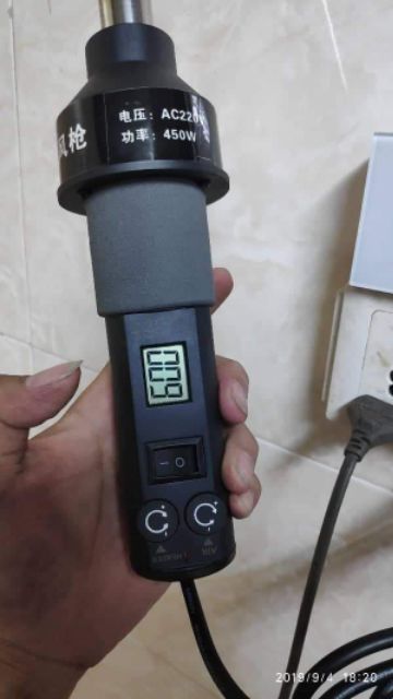 Máy khò potable 8018 LCD