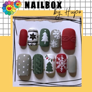Nailbox/ móng up thiết kế xmas