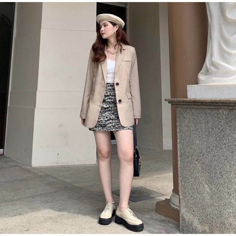 Oat Blazer (Khoác Màu be) | BigBuy360 - bigbuy360.vn